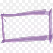 矩形-紫色标记笔矩形盒