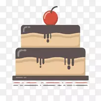 汉堡包甜甜圈巧克力蛋糕纸杯蛋糕松饼双樱桃巧克力蛋糕材料