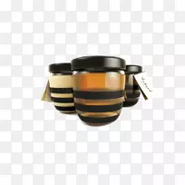 蜂蜜罐包装和标签-蜂蜜