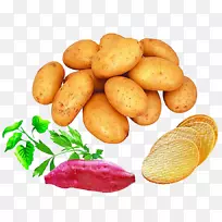 马铃薯收获机甘薯蔬菜-马铃薯，红薯，绿叶