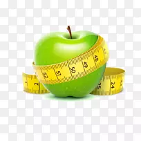 减肥管理节食体育锻炼健康减肥饮食苹果