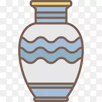 花瓶可伸缩图形图标-花瓶