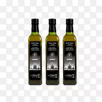 玻璃瓶橄榄油植物油三瓶橄榄油