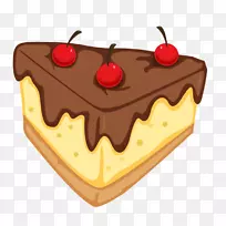 生日蛋糕巧克力蛋糕糕点奶油樱桃蛋糕