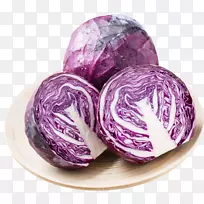 红卷心菜紫-半开紫卷心菜