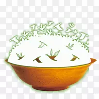 米粉饭碗饭
