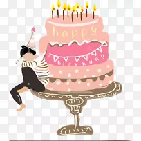 生日蛋糕糖蛋糕托巧克力蛋糕纸杯蛋糕粉红蛋糕