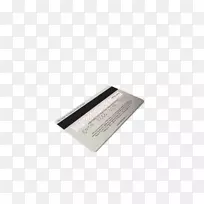 银行卡-背面的灰色银行卡
