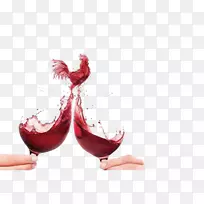 葡萄酒广告活动创意-红酒