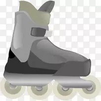 内排溜冰鞋轮滑花样滑冰剪贴画滚轴溜冰鞋