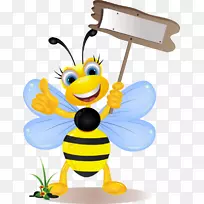 蜜蜂动画剪辑艺术-蜜蜂动画