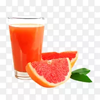 葡萄柚汁橙汁奶昔橙汁美味的葡萄柚汁