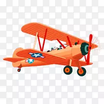 飞机古董飞机航空剪贴画卡通飞机