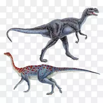 鹦鹉嘴龙铁龙-白垩纪恐龙