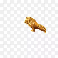 金狮下载雕塑-狮子