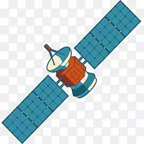 卫星Nilesat剪贴画-太空卫星