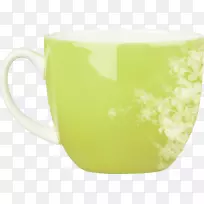 咖啡杯绿杯