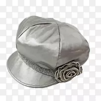 帽-银白色帽子