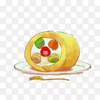 图层蛋糕马萨拉彩推游戏可爱的小鸟食物层蛋糕
