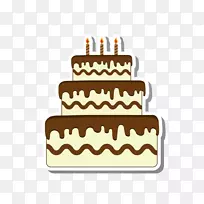 生日蛋糕层蛋糕奶油巧克力蛋糕层蛋糕
