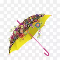 雨伞-黄色伞