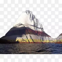 摄影风景墙纸-彩色岩山