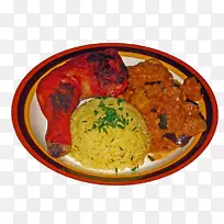 丹多里鸡，印度菜，鸡肉食谱-辛辣鸡肉米