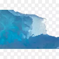 蓝色冰山墙纸-蓝色冰山角