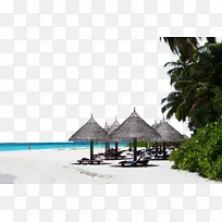 天堂岛度假胜地，别墅，太阳岛度假胜地，泰阳岛，公元亭，车厂，马尔代夫太阳岛景点。