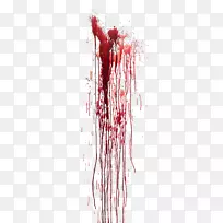 血残留物-溅血