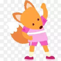 卡通狐狸-可爱的小狐狸