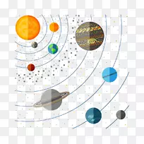 地球行星剪贴画.装饰图案行星