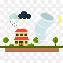 雨季雨天气剪辑艺术.恶劣天气条件