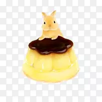 食用兔饼干8me焦糖画插图-兔子蛋糕