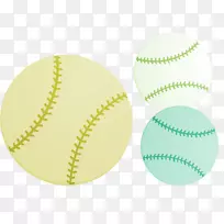 棒球运动.手绘棒球缝合材料