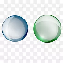 大理石球玻璃透明半透明玻璃球材料