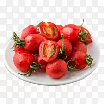 李子番茄樱桃番茄食物灌木丛番茄-樱桃番茄