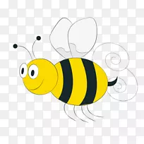 蜜蜂剪贴画手绘可爱蜜蜂