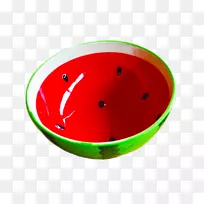 西瓜香瓜红西瓜红碗