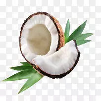 椰子水椰子油剪贴画-健康椰子油