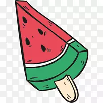冰淇淋水果食品可伸缩图形图标-冰淇淋