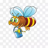 西方蜜蜂玛雅蜂巢图-大蜜蜂