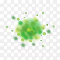 绿波圆点-密集波绿点