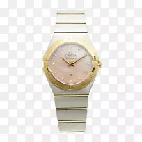 手表omega sa omega缝纫表带设计师-omega星座女士手表