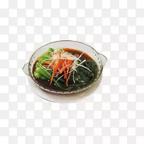 素食料理菜苏姆亚洲菜炒蔬菜-一碗卷心菜