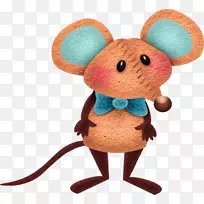 电脑老鼠、大鼠、小老鼠-可爱的小老鼠