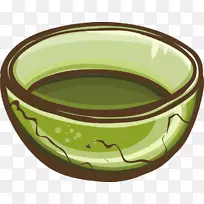 碗形容器-绿色容器