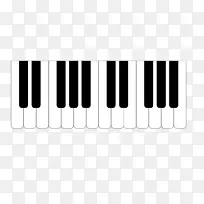 钢琴吊弦小调音阶-钢琴键盘