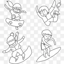 视觉艺术滑板轮滑手绘滑板