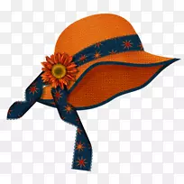 针织帽橙色针织帽